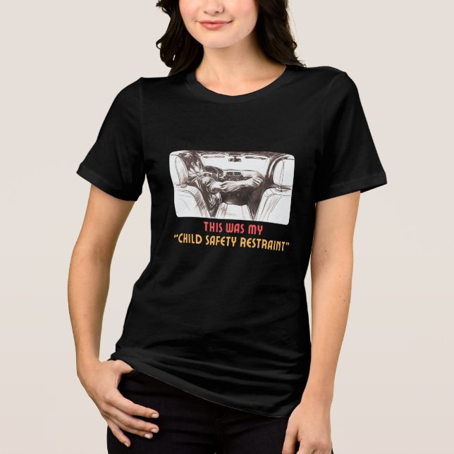 Gen X "Child Safety" Tri-Blend Shirt (Front)