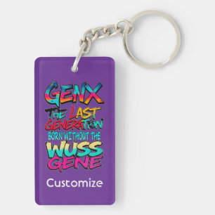 Gen X Humour Key Ring