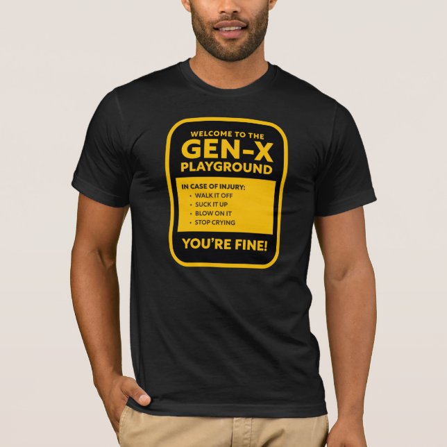 Gen-X Playground T-Shirt (Front)