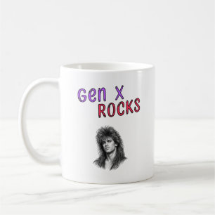 Gen X Rocks, Customisable Photo Coffee Mug