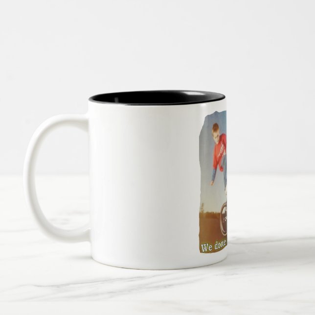Gen X, we done raise ourselves Two-Tone Coffee Mug (Left)