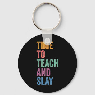 Gen Z Alpha Back To School Teacher Time To Teach A Key Ring