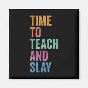 Gen Z Alpha Back To School Teacher Time To Teach A Magnet