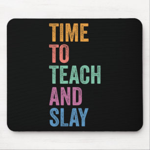 Gen Z Alpha Back To School Teacher Time To Teach A Mouse Mat