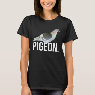 Gen Z Humor Pigeon Inverted Colors T-Shirt