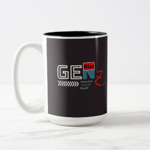 Gen Z Rizz streetwear Trendy Urban Fashion Two-Tone Coffee Mug