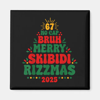Gen Z Teen Slang Christmas 2025 Brainrot Meme Teen Magnet