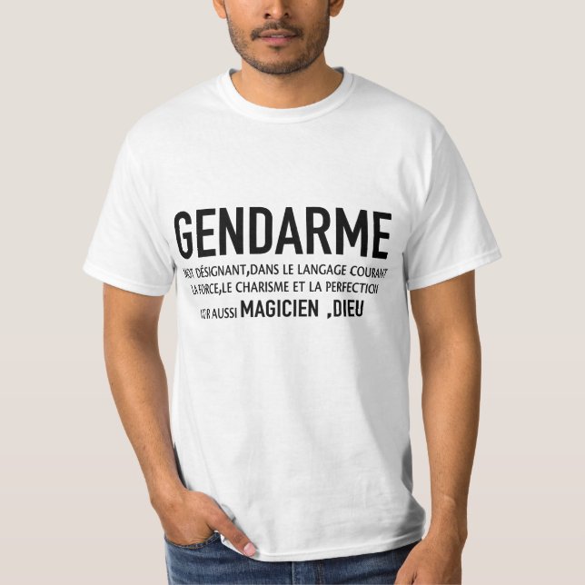 GENDARM DEFINITION - EXCLUSIVE LIMITED Gendarme mo T-Shirt (Front)