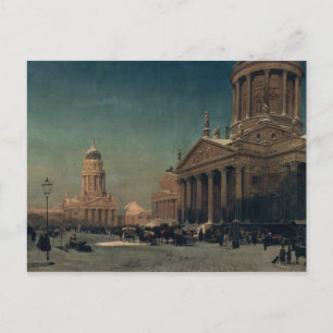 Gendarmenmarkt in Winter, 1857 Postcard