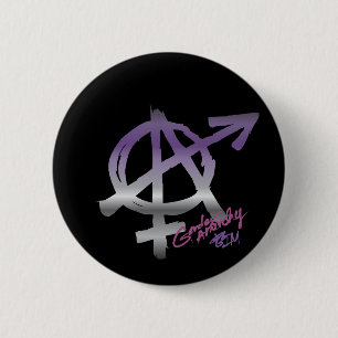 Gender Anarchy - Ace Colours - Pride Button