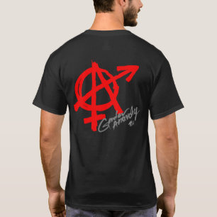 Gender Anarchy (back print) - Red letter classic T-Shirt