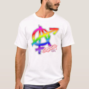 Gender Anarchy (front print) - Rainbow shirt