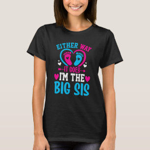 Gender Announcement Either Way it goes I'm The Big T-Shirt