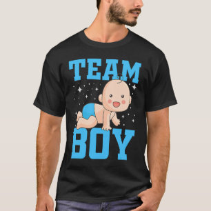 Gender Announcement  Team Boy Baby Party Reveal Pr T-Shirt