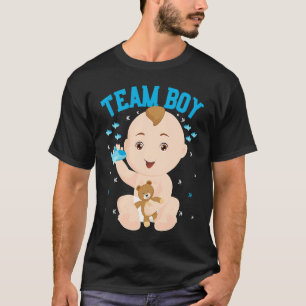Gender Announcement  Team Boy Baby Party Reveal Pr T-Shirt