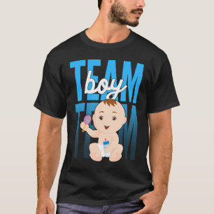 Gender Announcement  Team Boy Baby Party Reveal Pr T-Shirt