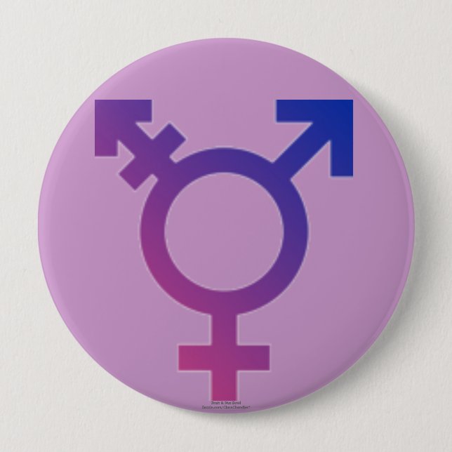 Gender Equality 10 Cm Round Badge (Front)