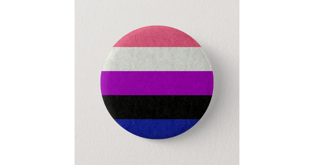Gender Fluid Flag 6 Cm Round Badge Zazzle.co.uk