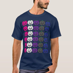 Gender Fluid Halloween Pumpkin Funny Lgbtq For Gay T-Shirt