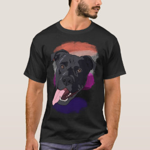 Gender Fluid Pittador Pitbull Lab Mix Active T-Shirt