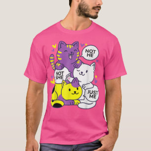 Gender Fluidity Not He Not She Just Me Non Binary  T-Shirt