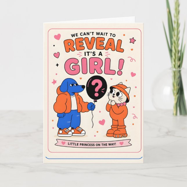 gender girl card (Front)