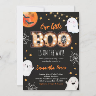 Gender Neutral A Little Boo Baby Shower Invitation