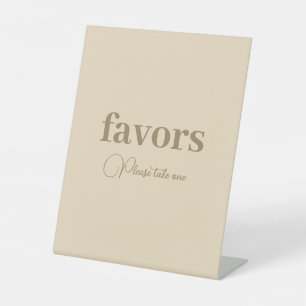 Gender Neutral Baby Shower Favours Pedestal Sign