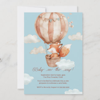 Gender Neutral Baby Shower Invitation 