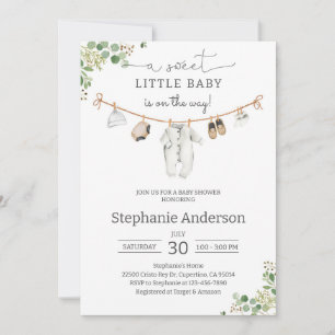Gender-Neutral Baby Shower Invitation