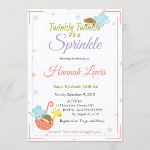 Gender Neutral Baby Shower Invitation Mother to be