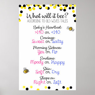 Gender neutral baby shower sign