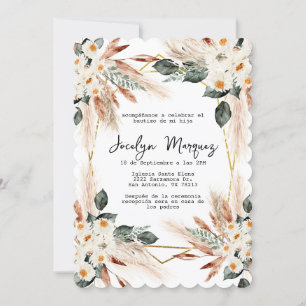 gender neutral boho invitation