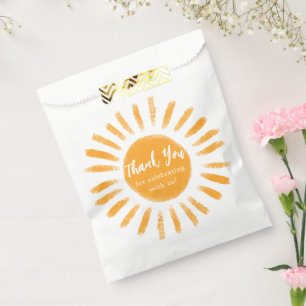 Gender Neutral Boho Sunshine Baby Shower Favour Favour Bags