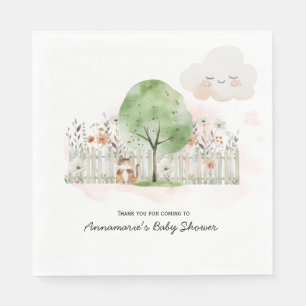 Gender Neutral C Baby Shower   Paper Napkin