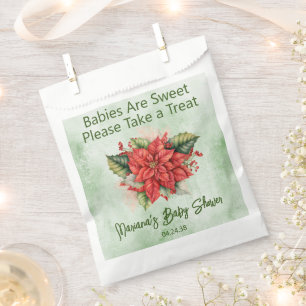 Gender Neutral Christmas Baby Shower Favour Bags