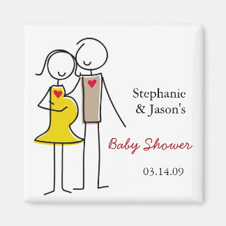 Gender Neutral Coed Baby Shower Magnets