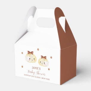 Gender Neutral Cute Dumpling Baby Shower  Favour Box