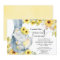 Gender neutral elephant baby shower sunflowers