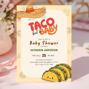 Gender Neutral Fiesta Taco Bout a Baby Shower Invitation