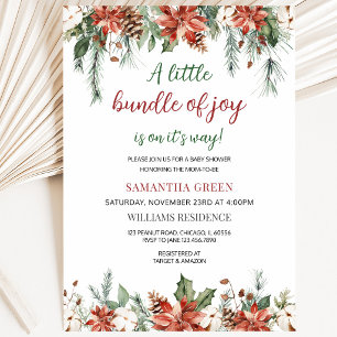 Gender Neutral Little Bundle of Joy Baby Shower Invitation