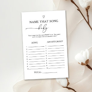 Gender Neutral Name that song baby game
