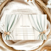 Gender Neutral Nesting Party Note for Baby