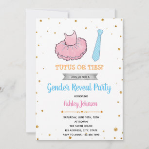 Gender Neutral Party Invitation