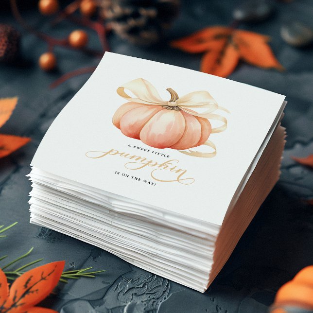 Gender Neutral Pumpkin Paper Napkin (Creator Uploaded)
