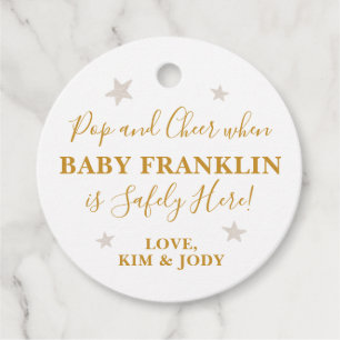 Gender Neutral Silver Stars Pop It When She Pops F Favour Tags