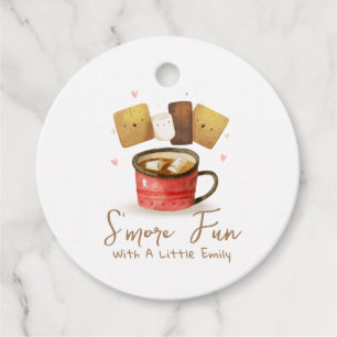 Gender Neutral S'more Fun Fall Baby Shower Favour Tags
