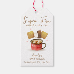Gender Neutral S'more Fun Fall Baby Shower Gift Tags