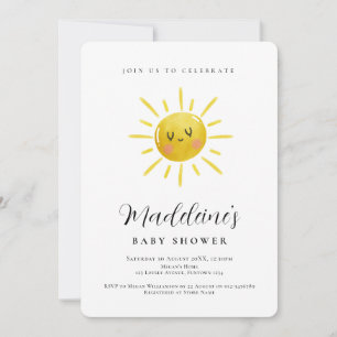 Gender Neutral Sunshine Baby Shower invitation