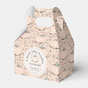 Gender Neutral Sweet Little Pumpkin Baby Shower Favour Box
